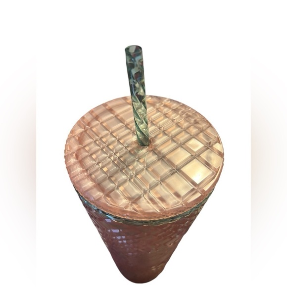 Brand New Authentic Starbucks jeweled tumbler | 24 oz Venti | Pearl Peach - Picture 6 of 6